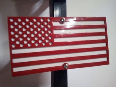 American Flag Hitch Cover