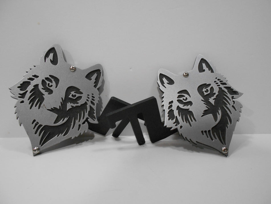 Wolf Face (Realistic) Foot Pegs for Jeep Wrangler/ Gladiator