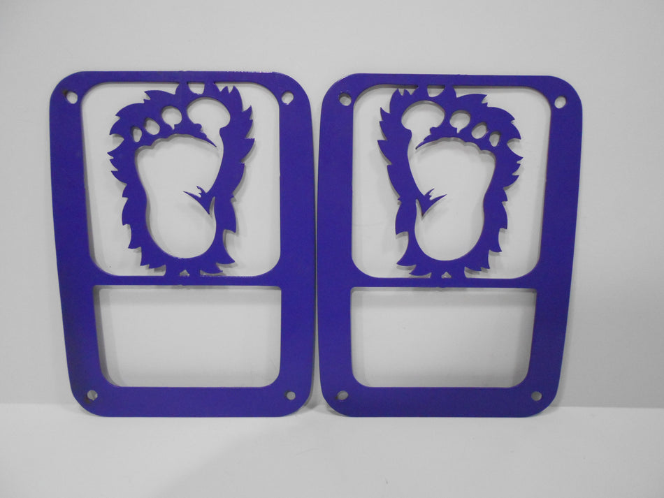 Sasquatch Feet Tail Light Guards for Jeep Wrangler TJ & JK