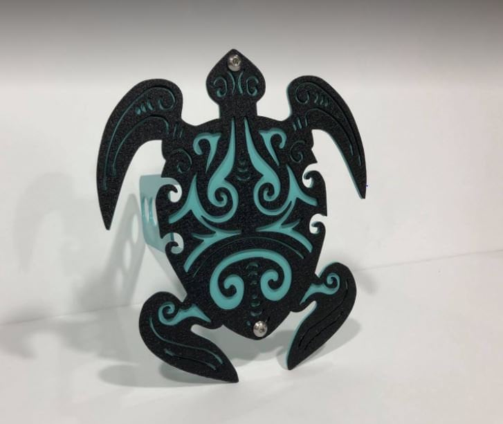 Sea Turtle Tribal Hitch Cover
