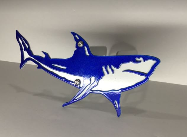 Great White Shark Hitch Cover