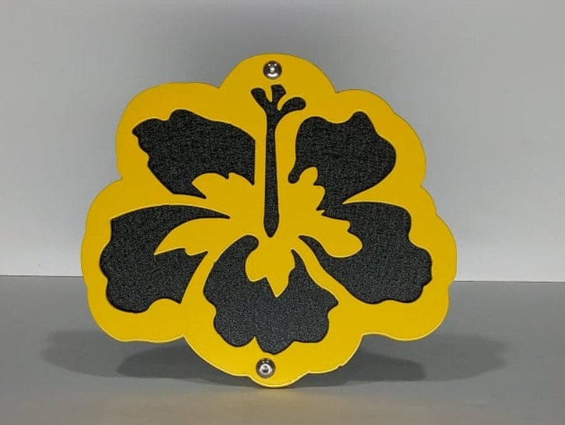 Hibiscus Flower Hitch Cover