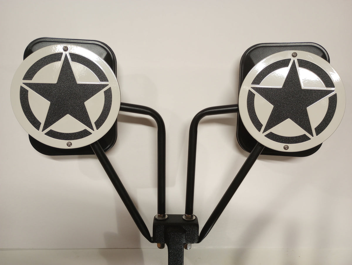 white star jeep foot pegs