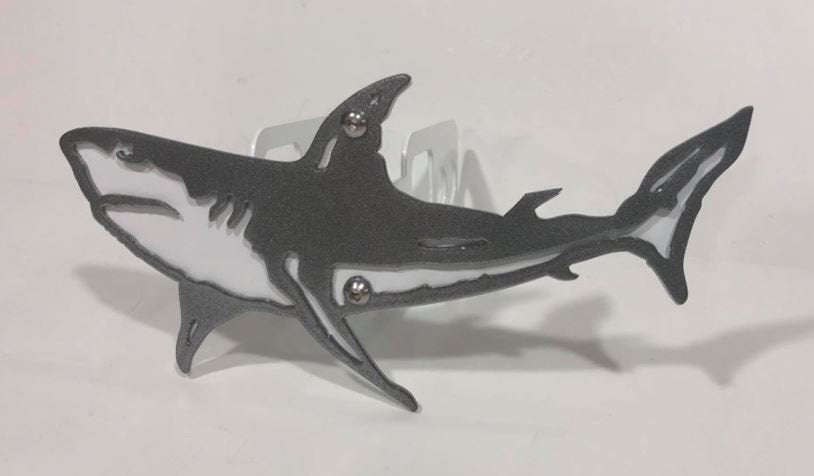 H&O × TheArth SC WING TOP SHARK 50 HRP STW0502P-SA-KIT Sprint Car Shark Top Wing, 2-1/2 Inch Dish